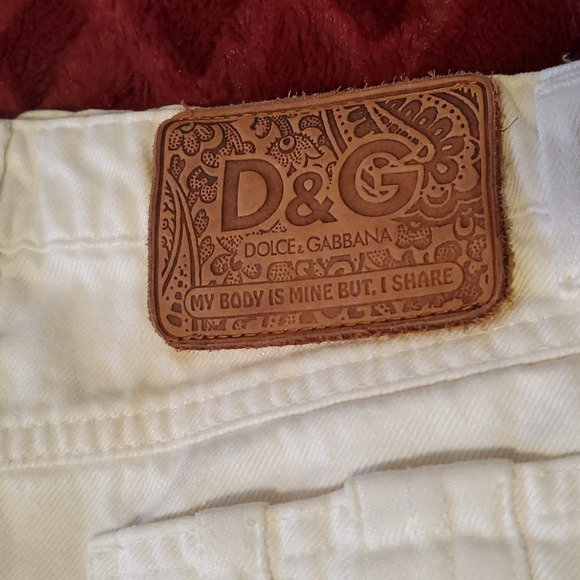 DOLCE & GABANA white mini skirt - Picture 2 of 8